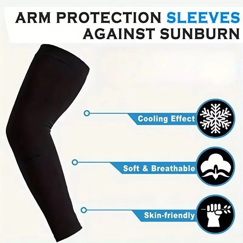 1/3 Pair of Breathable Sun Protection Sleeves - Breathable & UV Protective Gear for Sports, Driving, & Outdoor Adventures