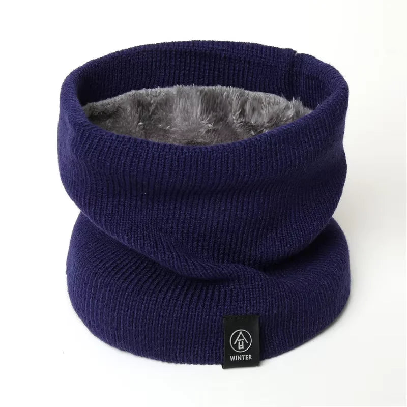 Fashion Soft Knitted Neck Warmer Sport Scarf Women Men Face Cover Winter Skating Running Warm Scarves Thick Cold-proof Collar