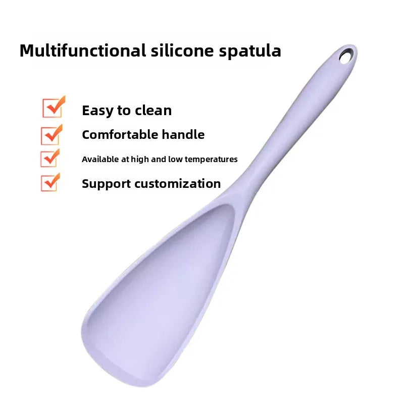 All-in-One Silicone Duckbill Spatula, Heat-Resistant Cooking Spoon, Salad Server, Ice Scoop, and Multi-Functional Spatula