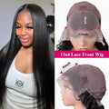 13x4 13x6 Bone Straight  Lace Front Human Hair Wig 30 38 Inch Transparent Lace Frontal Wig Human Hair Pre Plucked For Women