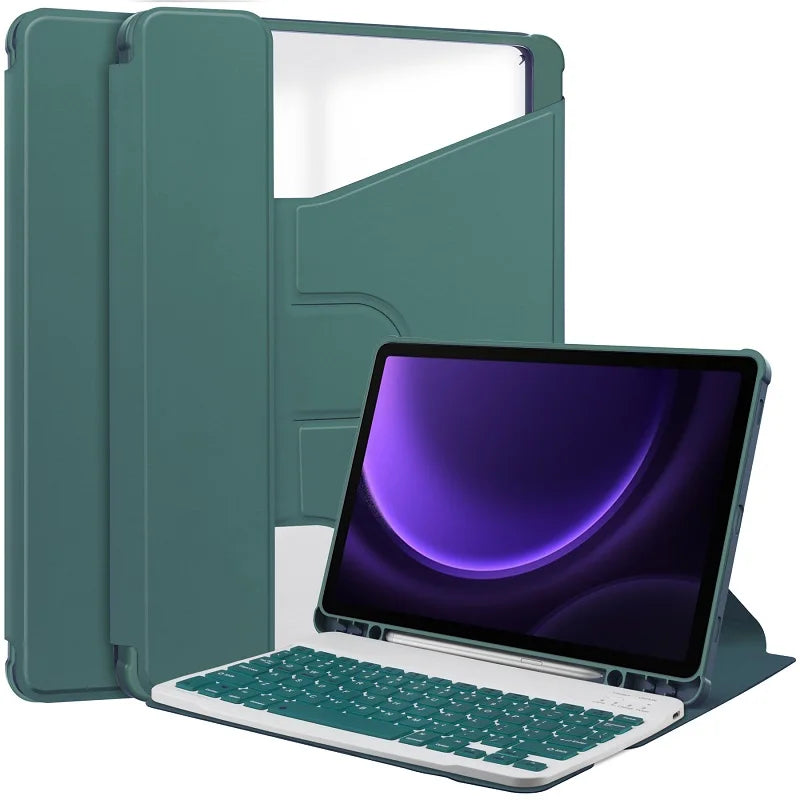 Smart Cover for Lenovo Tab M11 TB-330FU TB-331FC Case Xiaoxin Pad 2024 11 inch Wireless Keyboard funda withe pencil Holder Stand