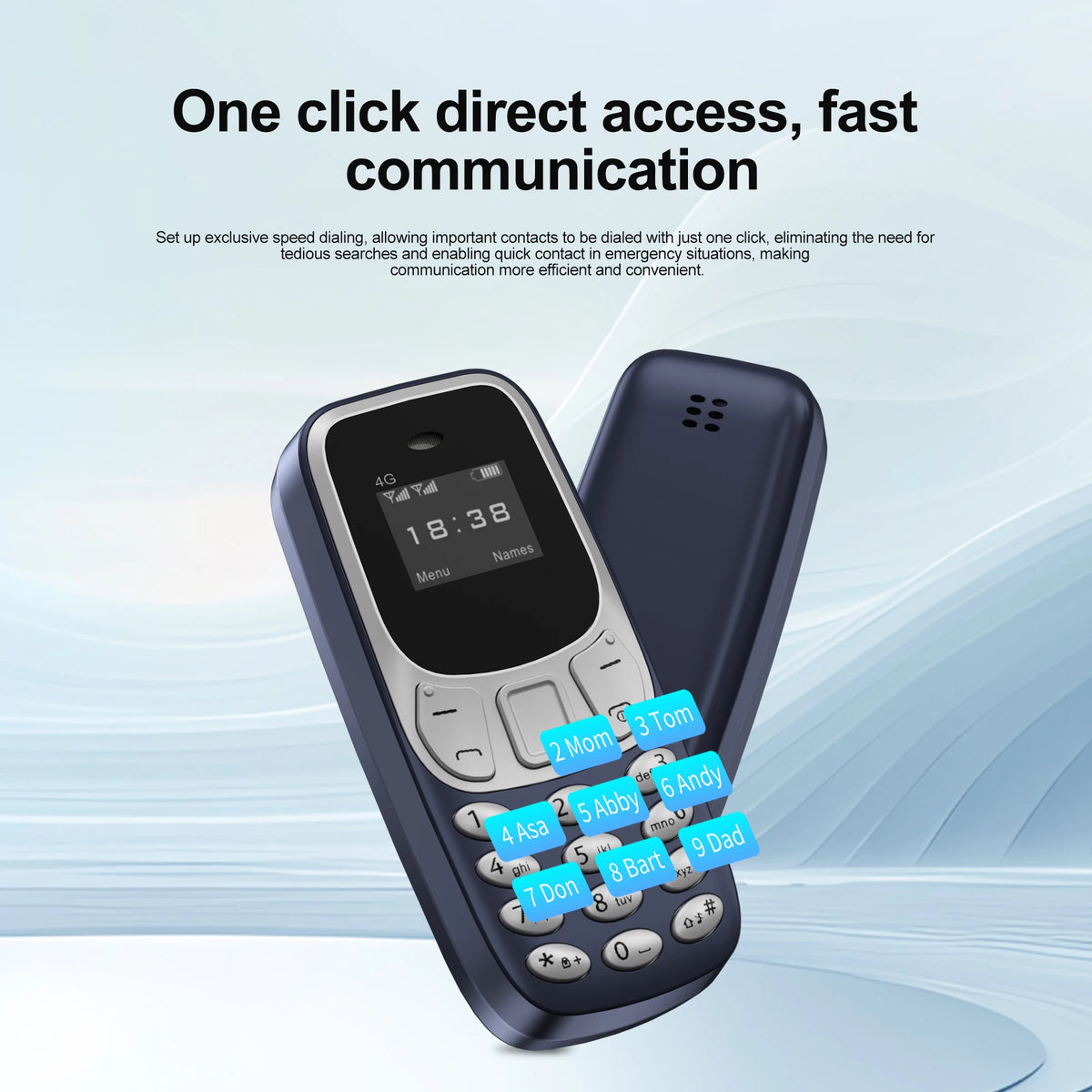 SERVO BM10 Mini Mobile Phone 2G GSM/4G LTE Speed Dial Call Recording MP3 Player Blacklist Dual SIM Standby Smallest Cellphones