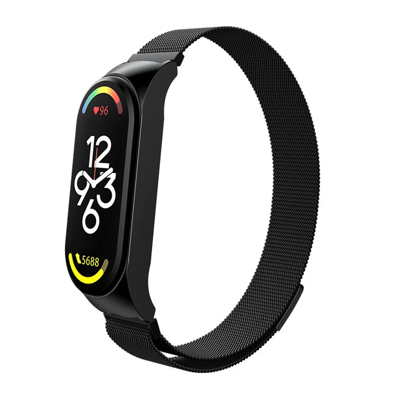 Milanese Bracelet for Xiaomi Mi Band 8 Strap Correa Mi band 6 7 stainless steel metel miband6 band4 for Xiaomi mi band 7 3 5 6 4