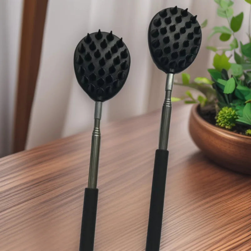 Adjustable Cactus Back Scratcher Massager for Men & Women - Long Lasting PVC Itching Stick