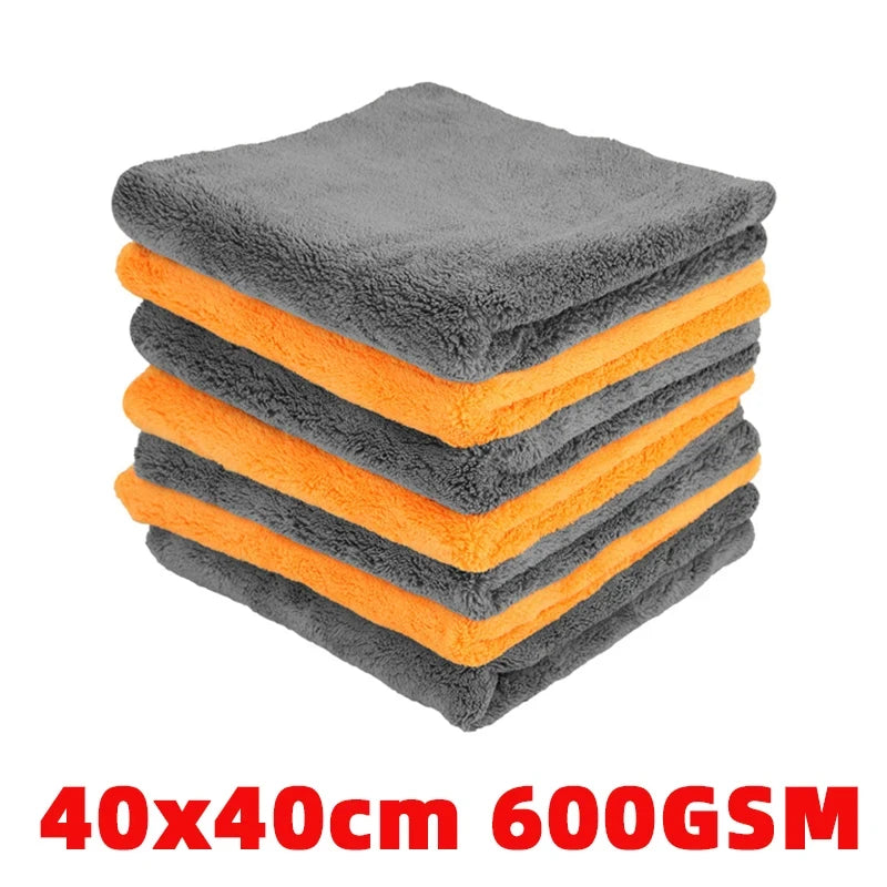 SEAMETAL Microfiber Car Towel Super Absorbency Car Cleaning Care Cloth Auto Towel One-Time Fast Drying for Car Wash Accessories