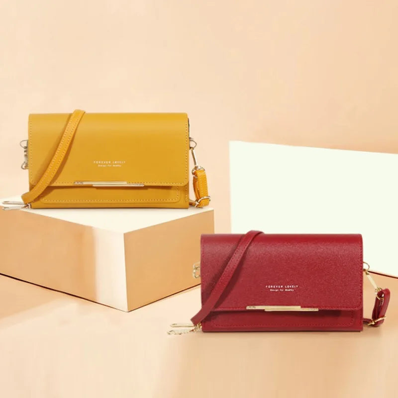 1PC Retro Fashion PU Leather Women Shoulder Bags Ladies Large-capacity Wallet Cross Body Handbag Messenger Bag Luggage Bags