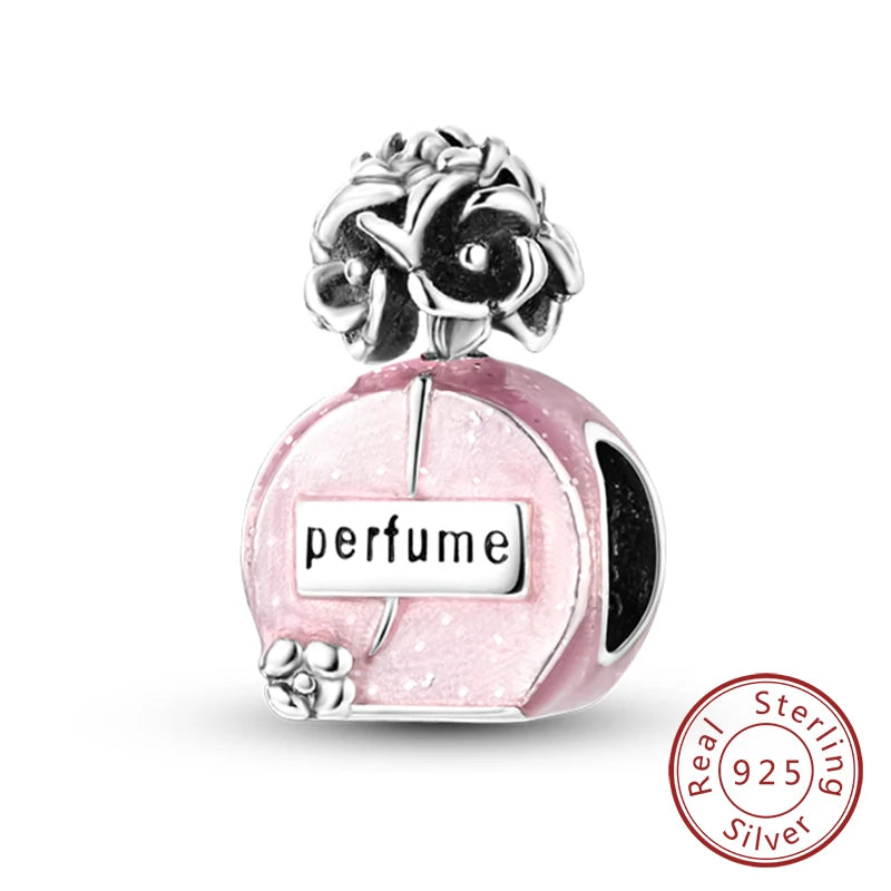 Hot Sale Charm Bead Pendant 925 Sterling Silver Firefly Love Heart Cats Dogs Sunflower Charm for Bracelet Women DIY Jewelry Gift
