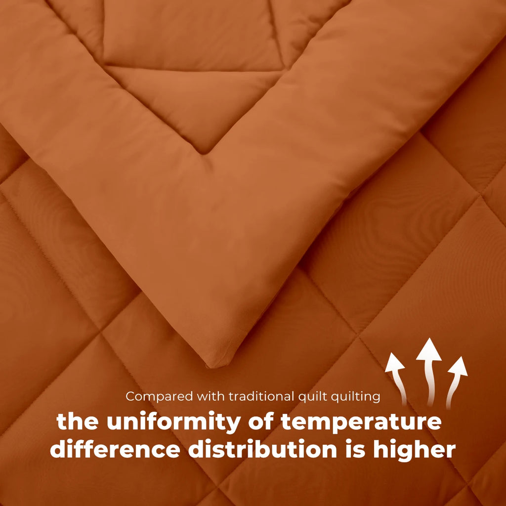 King Size Cooling Comforter Set - 2/3 Piece All-Season Bedding Set, Soft Breathable Lightweight Bedding with 1 Comforter and 1 or 2 Matching Pillow Shams, Easy Care, Ideal Holiday Gift