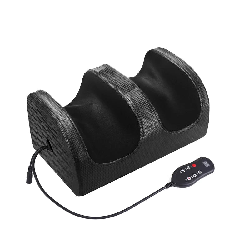Electric Foot Massage Machine Hot Compress Massage Kneading Foot Health Care Shiatsu Roller Calf Vibrator Relieve Muscle Fatigue