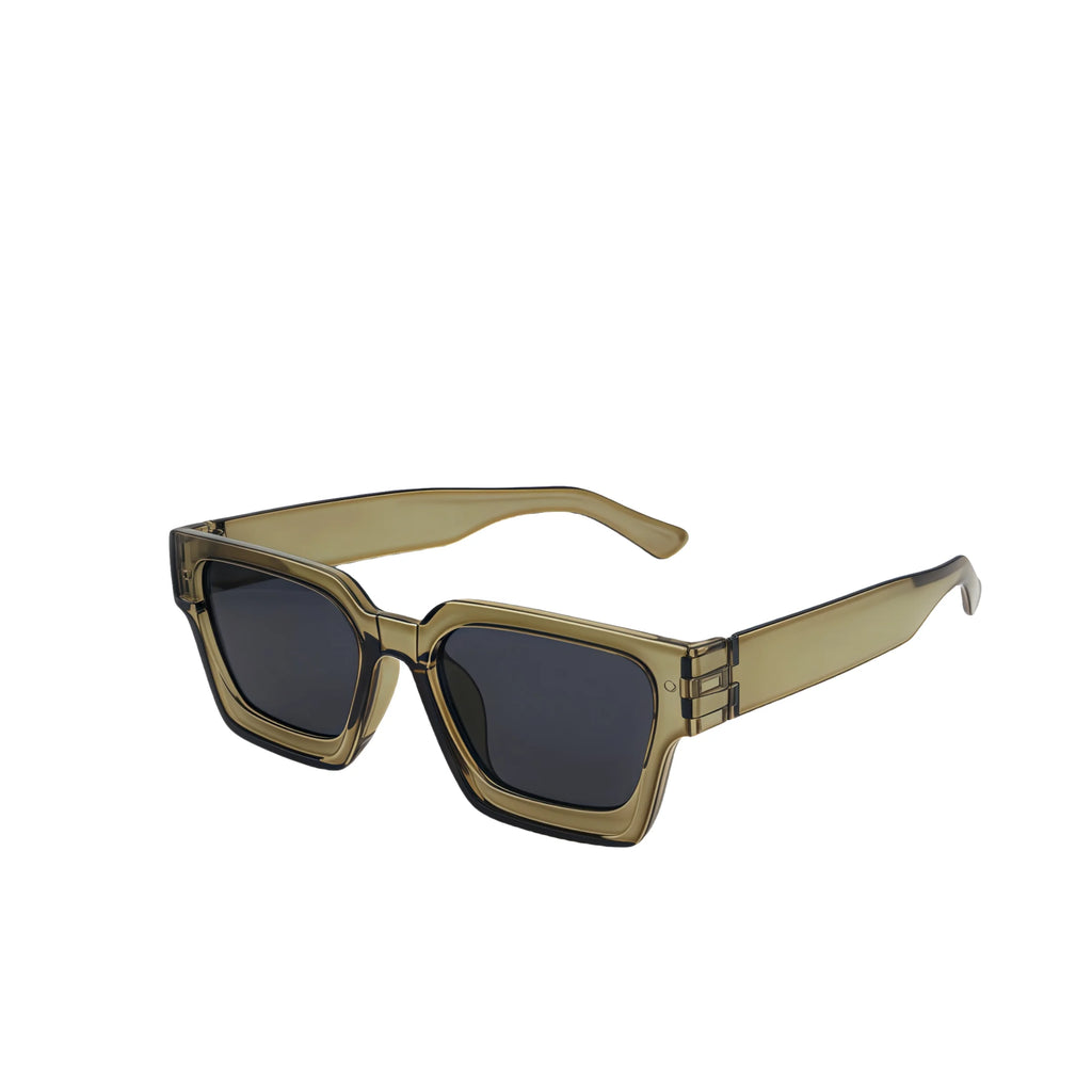 1PC Unisex Plastic Fashion Square Frame Sunglasses For Street Photography And Beach Trips Driving Accessories