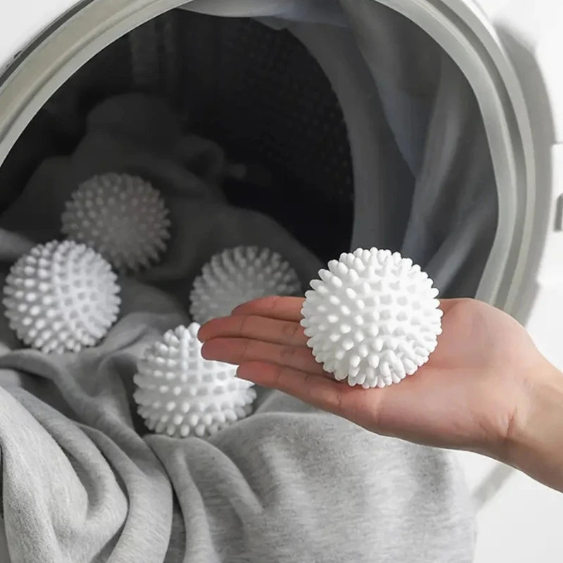 Reusable Laundry Ball Set (1/4pc) - Removes Hair, Softens Clothing, Prevents Tangling, Reduces Wrinkles