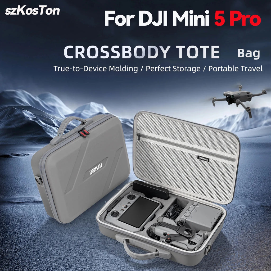 Portable Carrying Case for DJI Mini 5 Pro Drone Hard Travel Storage Bag Shockproof Case Waterproof Protector Accessories
