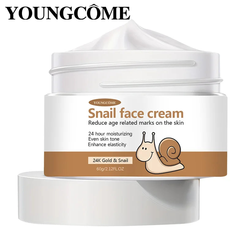 Korean Snail Essence Cream Collagen Moisturizing  Hyaluronic Acid Moisturizer Nourishing Whitening Anti Wrinkle Facial Skin Care