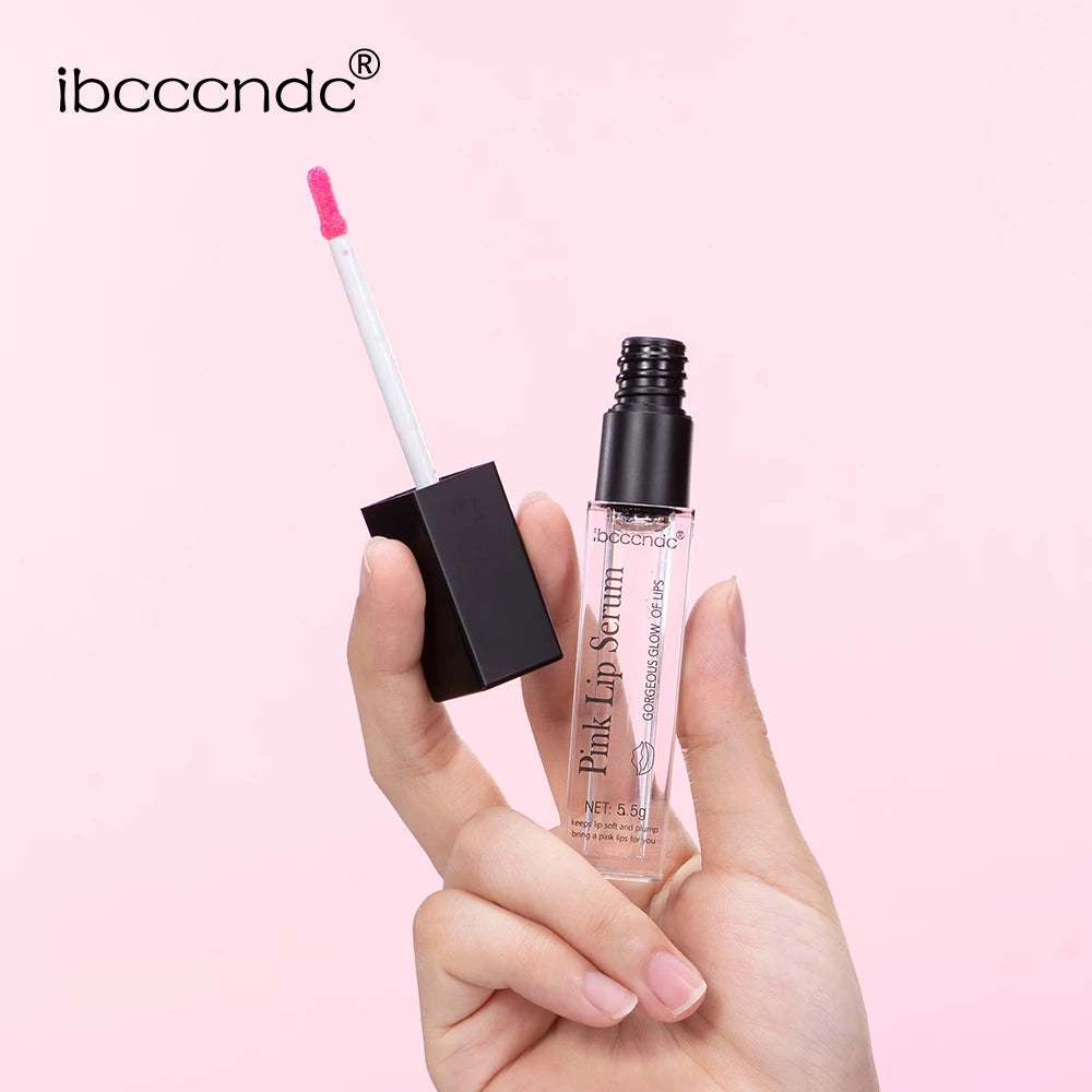 Pink Lip Serum Moisturizing Fresh Effective Reduce Pigmentation Exfoliating Plumper Sexy Care Cosmetics