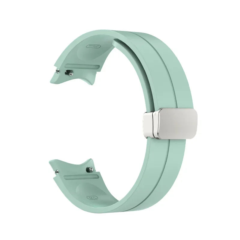 Original Silicone Band for Samsung Watch 7 6 5 4 Classic Strap 47mm 43mm 44mm 40mm Magnetic Buckle For Galaxy Watch 5 Pro 45mm