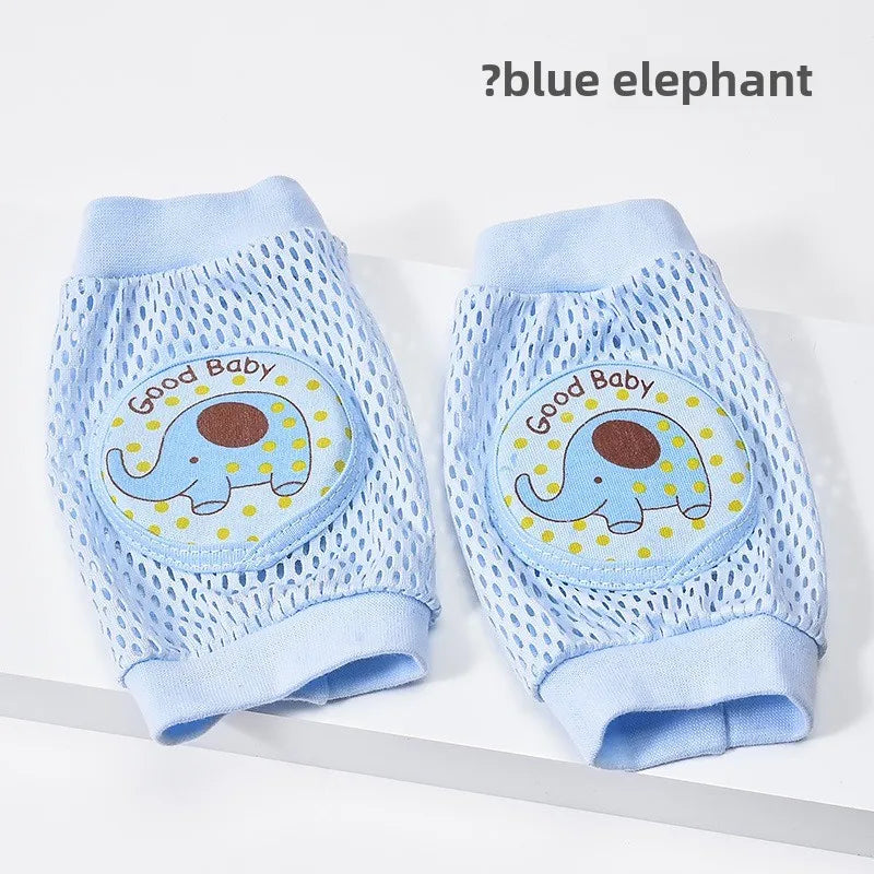 Anti-Fall Learning to Walk Gear for Infants & Toddlers Baby Knee Pads 1 Pair - Thin Summer Crawling Protection,