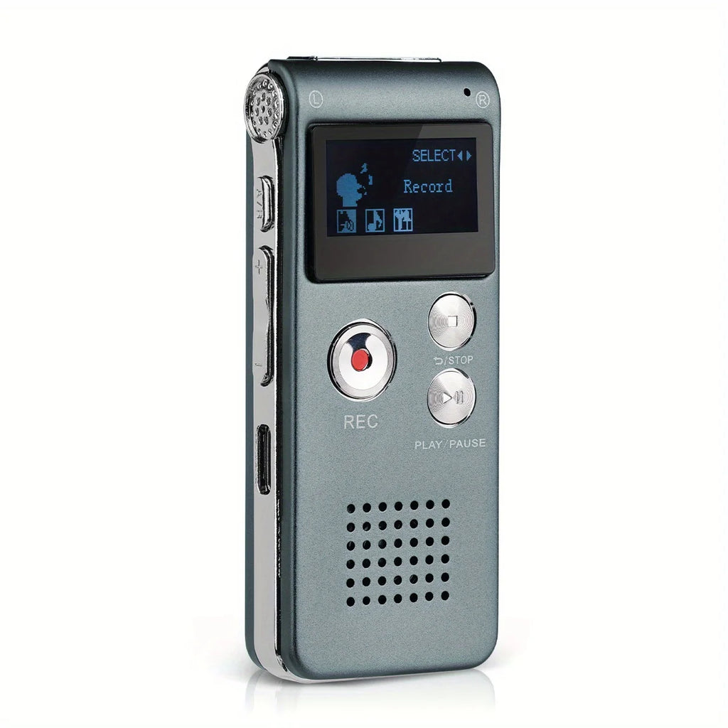 Digital Voice Recorder Voice Activated Recorder Mini Voice Recorder Upgraded Small Audio Recorder with MP3&USB for Lectures