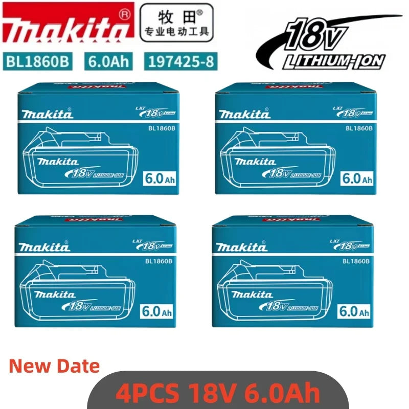 Genuine Makita 18V Battery,For Makita BL1830B BL1850B BL1850 BL1840 BL1860 BL1815 Replacement Lithium 18v Battery