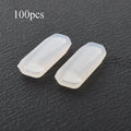 20pcs/100pcs  Eyeglasses Glasses Silicone Nose Pads Inserted Eyewear Optical Frame Nose Pad Repair Accessories