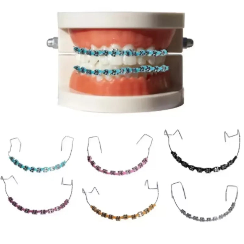 Colorful Orthodontic Ligature Ties – Eight Colors