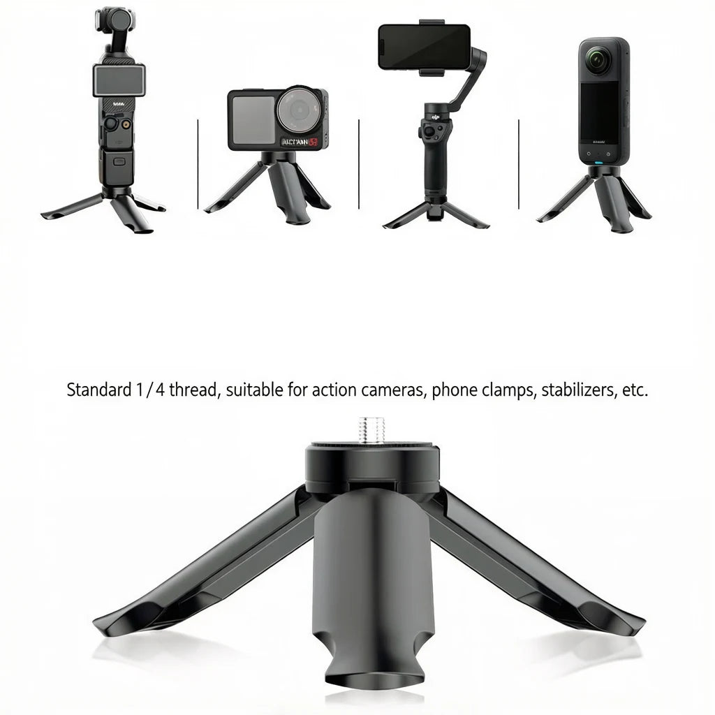 Mini Tripod Desktop Stand Stabilizer Holder for DJI OSMO Pocket 4 Pocket 3 Camera Holder Accessories For DJI Pocket4 Pocket3