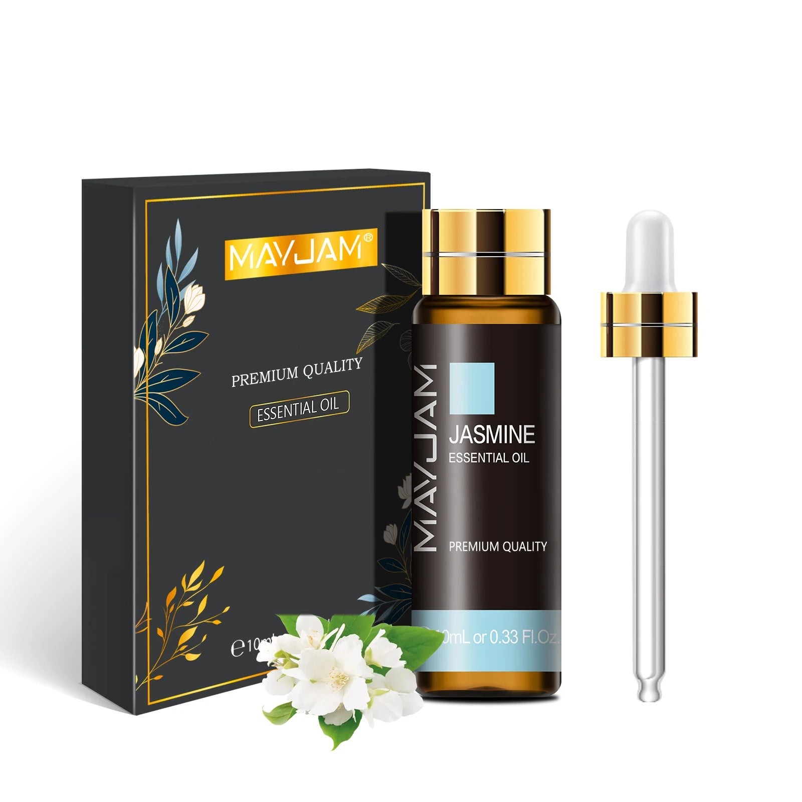 MAYJAM Vanilla Lavender Jasmine Eucalyptus Sweet Orange Patchouli Lemongrass Cinnamon Rosemary Rose Citronella Essential Oil