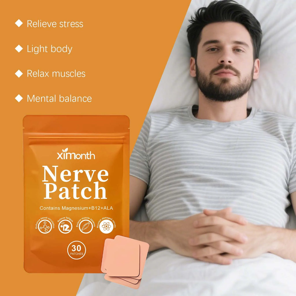 Insomnia Treatment Patch Relieve Stress Anxiety Soothing Neurasthenia Headache Body Relax Improve Sleep Quality Sleep Aid Patch