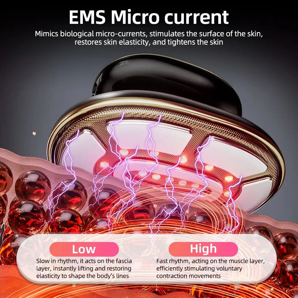 EMS & RF Body Slimming Device Radio Frequency Cellulite Remover Pulse Fat Burner Body Shaping Lose Weight Machine for Home Use