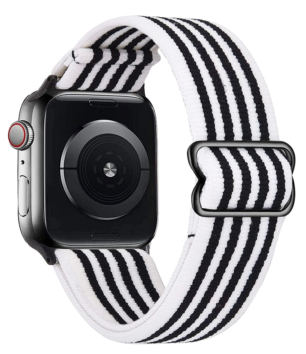 Scrunchie Strap for Apple Watch Band 45mm 44mm 40mm 41mm Adjustable Nylon Bracelet iWatch Series Ultra 3 4 5 SE 6 7 8 9 10 11
