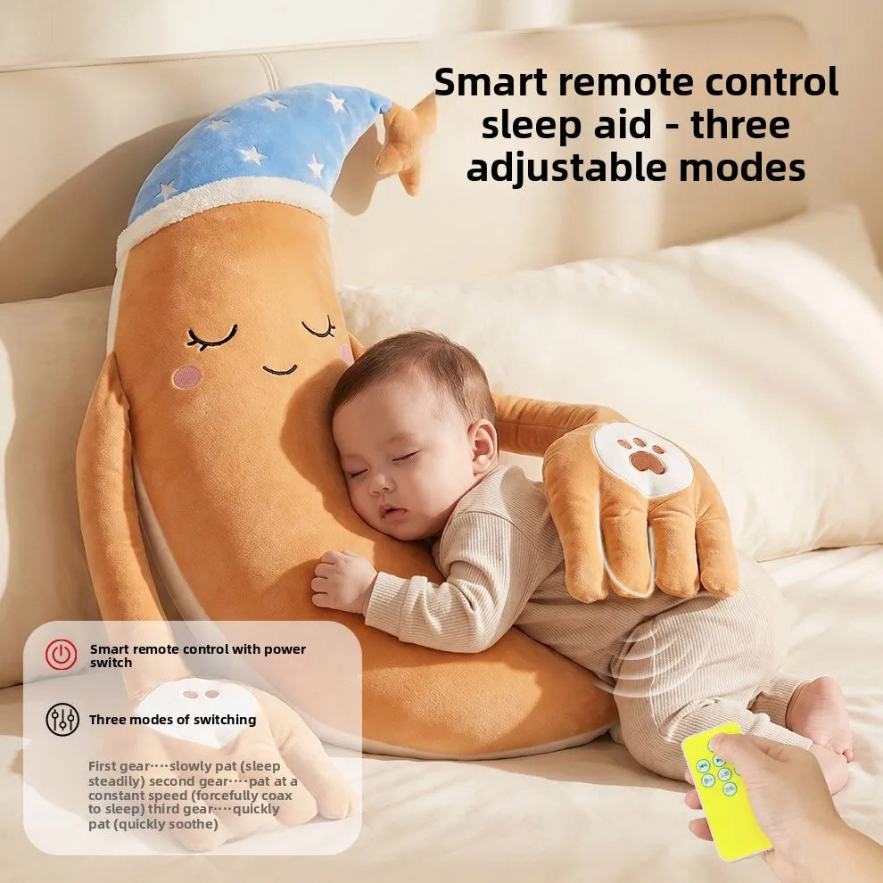 Cute Baby Sleeping Pillow Startle Prevention Scallion Banana Style Baby Patter Sleep Toy Newborn Bedding Automatic Palm Patting