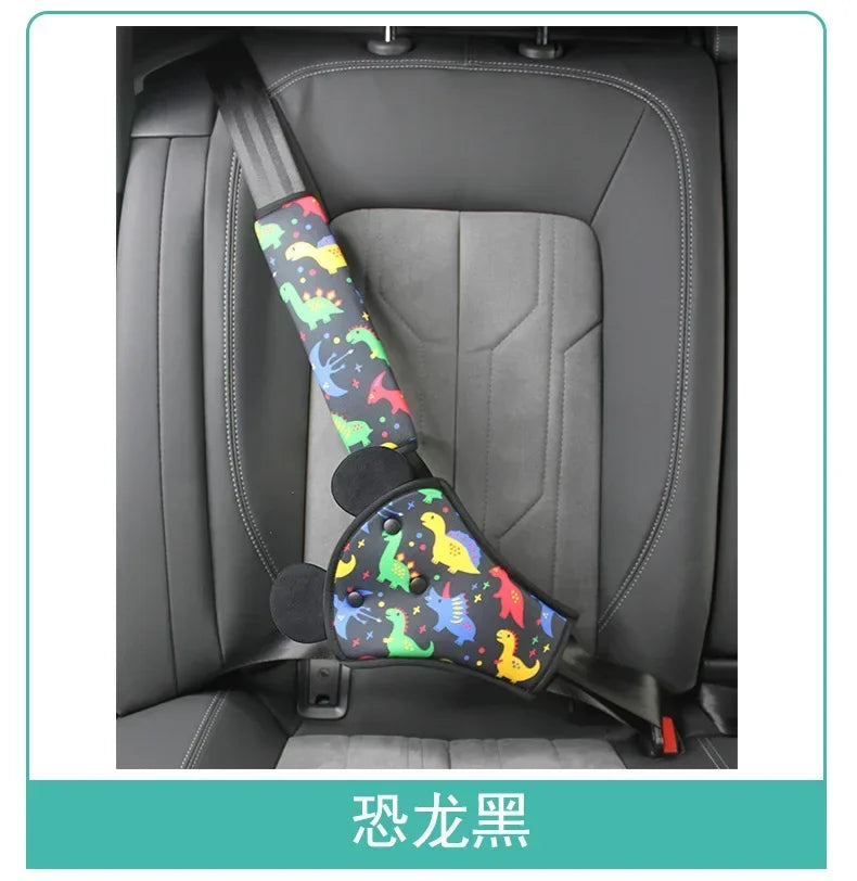 Kids Seat Safety Belt Adjustment Interior Car Seat Belt Kit Anti Strangulation Neck Limiter For Child Safety Belt Protector Belt