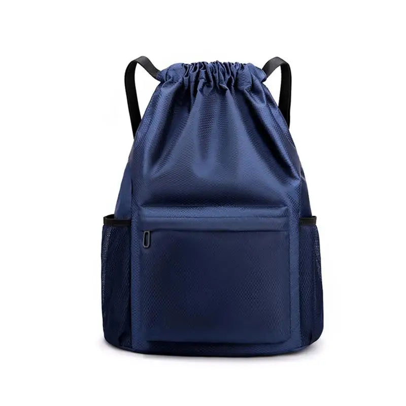 Sports Drawstring Backpack String Bag Sackpack With Large Capacity Gym Swim Beach For Women And Men To Hold Daily