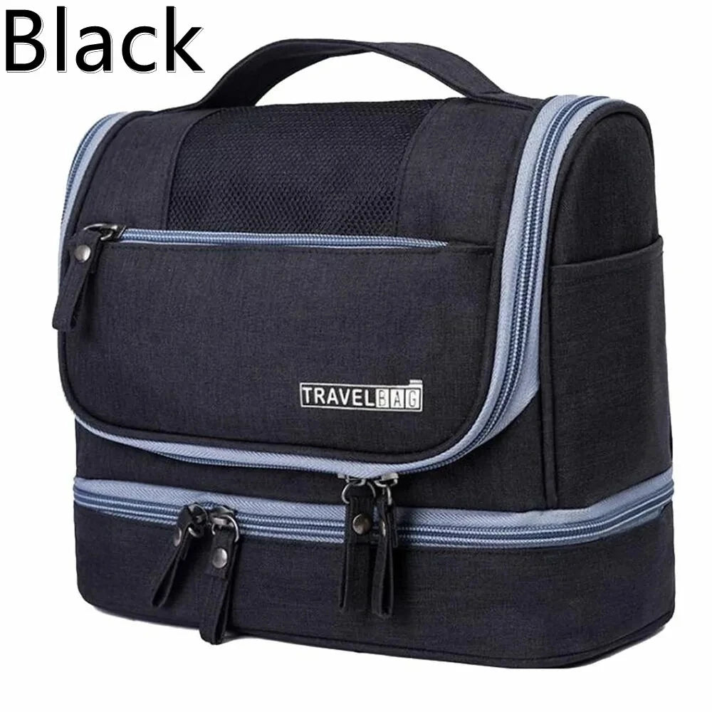 Men Necessaries Hanging Make Up Bag Oxford Travel Organizer Cosmetic Bags Women Necessaries Make Up Case Wash Toiletry Bag