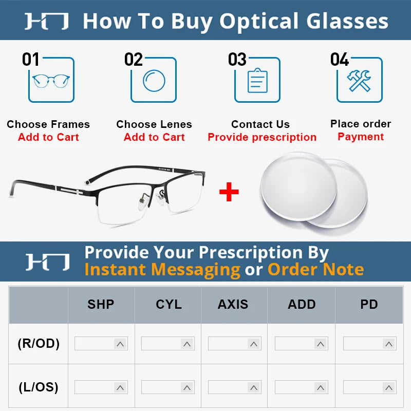 CLLOIO Photochromic Gray Brown Pink Purple Blue Lens 1.56 1.61 1.67 1.74 Prescription Lenses For Myopia Hyperopia Progressive