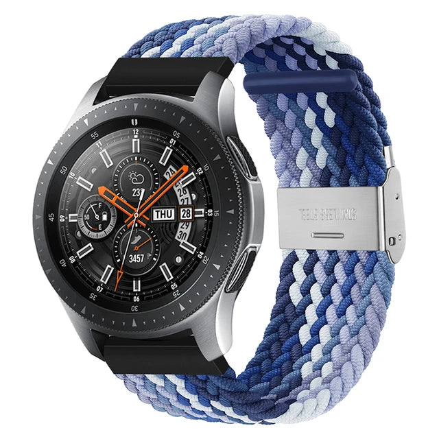 20mm 22mm Nylon strap for Samsung Galaxy Watch 3 42mm 46mm Gear S3 Active 2 Watch Adjustable Bracelet For Amazfit Huawei Correas