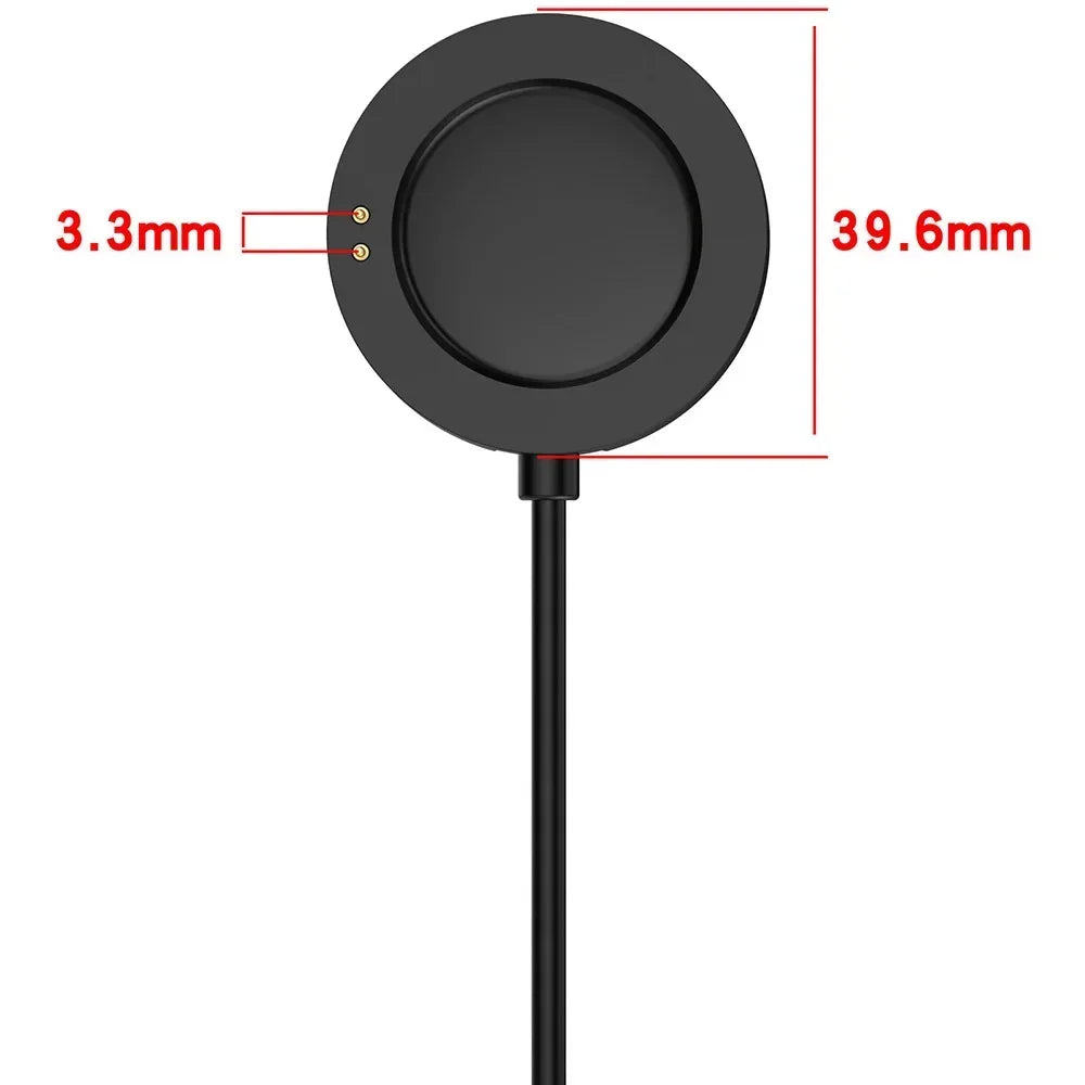 White Smartwatch Charging Cable - USB Charger for Xiaomi Watch 2/2 Pro, Watch S2/S3/S4 Sport Smart Watch Accessories