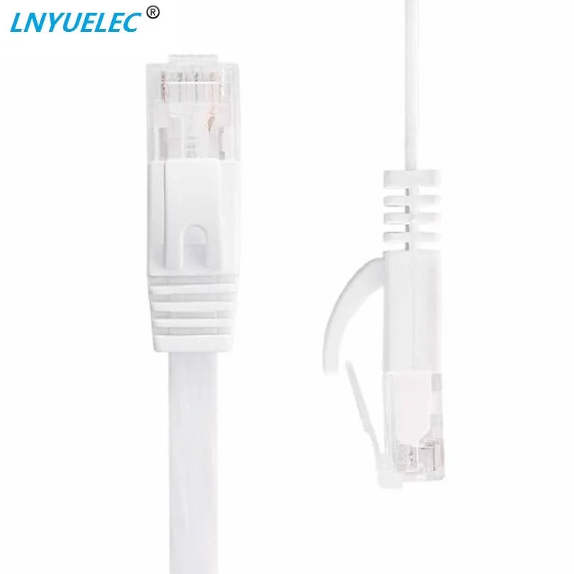 6pack 15cm 50cm 1m 2m3m5m10m 30m 98FT cable CAT6 Flat UTP Ethernet Network Cable RJ45 Patch LAN cable black/ blue / white color
