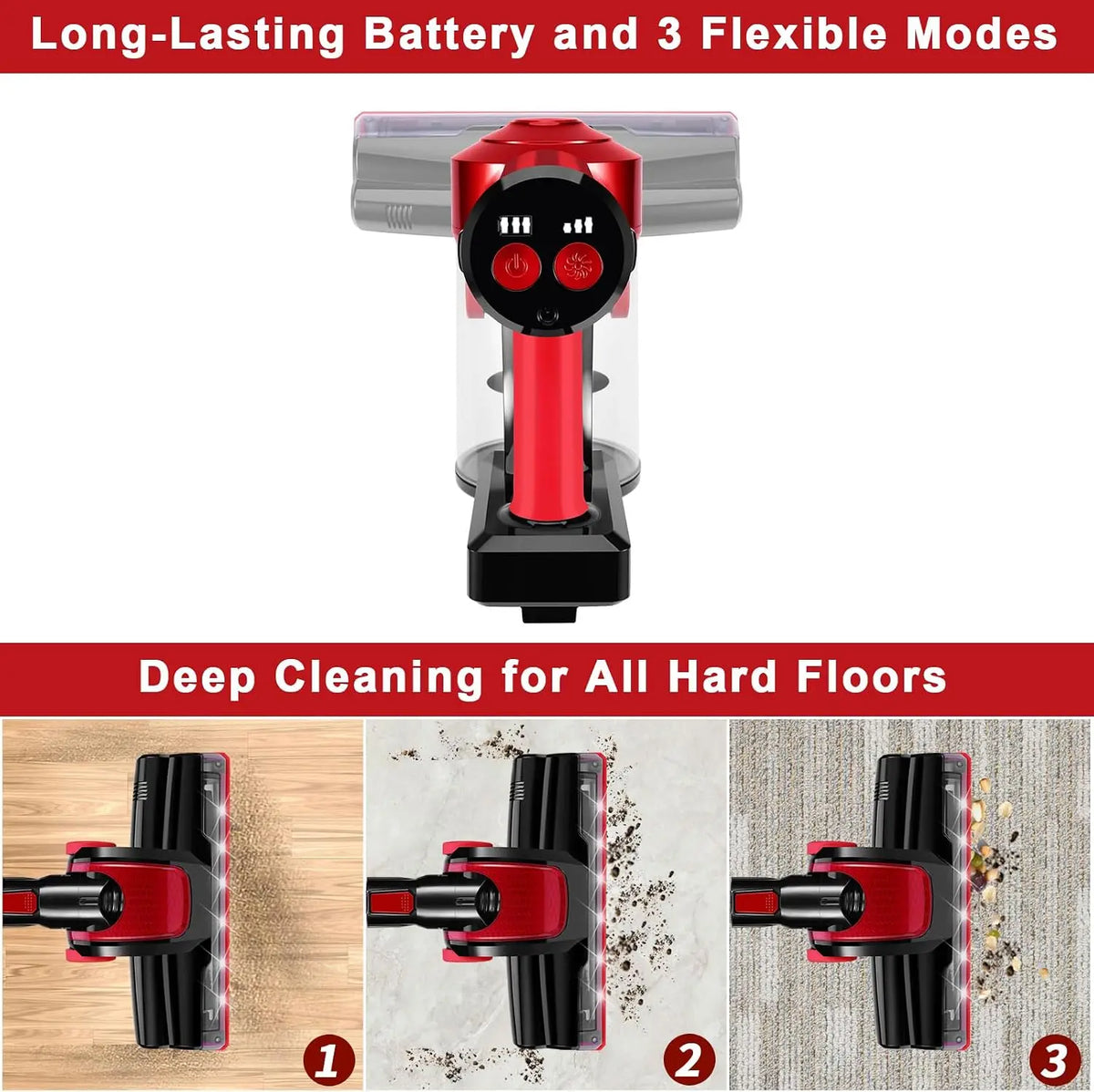 Cordless Stick Vacuum with Handheld Mode