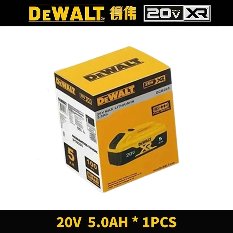 DeWalt Original 20V 60V 6Ah 9Ah MAX Battery Power Tool Replacement for DeWalt DCB184 DCB182 DCB205 DCB200 18Volt 20v Battery