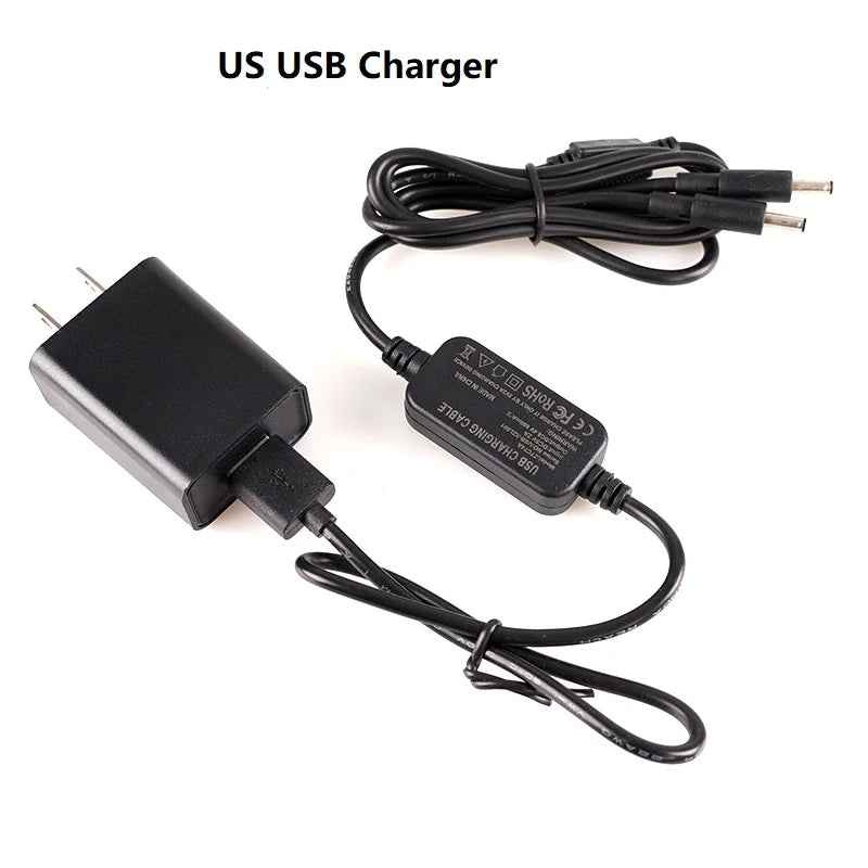 Rechargeable Battery Charger with Batteries for Heated Gloves Heated Socks Heating Jacket USB Charger 7.4V,2200MAH Battery