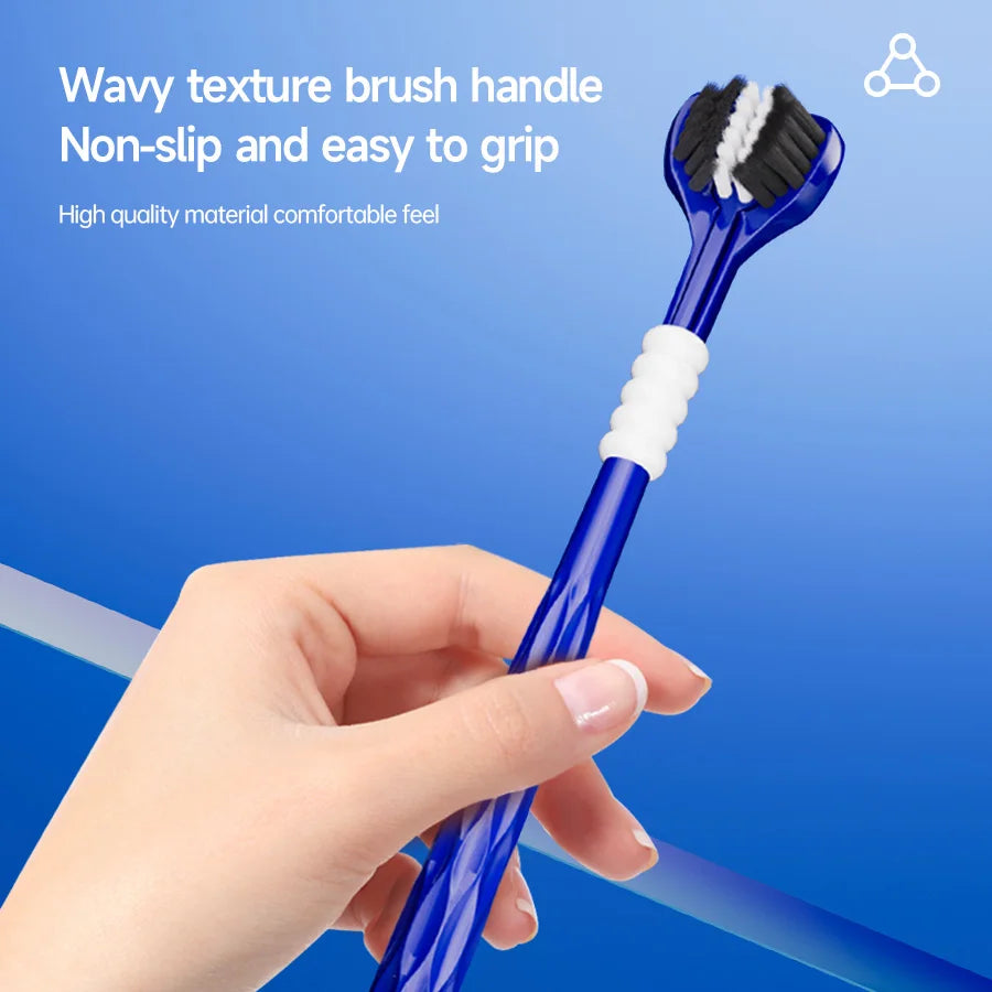 3D Manual Toothbrush 6pcs Three sided U-shaped Soft Toothbrush for Comprehensive Oral Cleaning for Adults, Men and Women, Couple