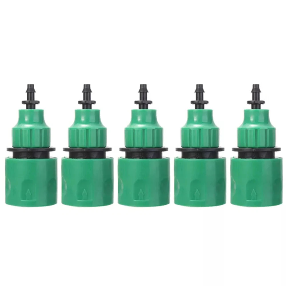 5 Pcs 4/7mm-8/11mm Plastic Garden Water Hose Quick Connector Irrigation Adapter Connector Drip Irrigation Tools