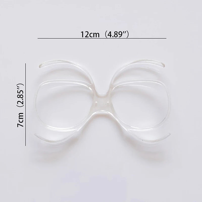 1 Pcs Prescription Ski Goggles Rx Insert Optical Adaptor Bendable Motorcycle Goggles