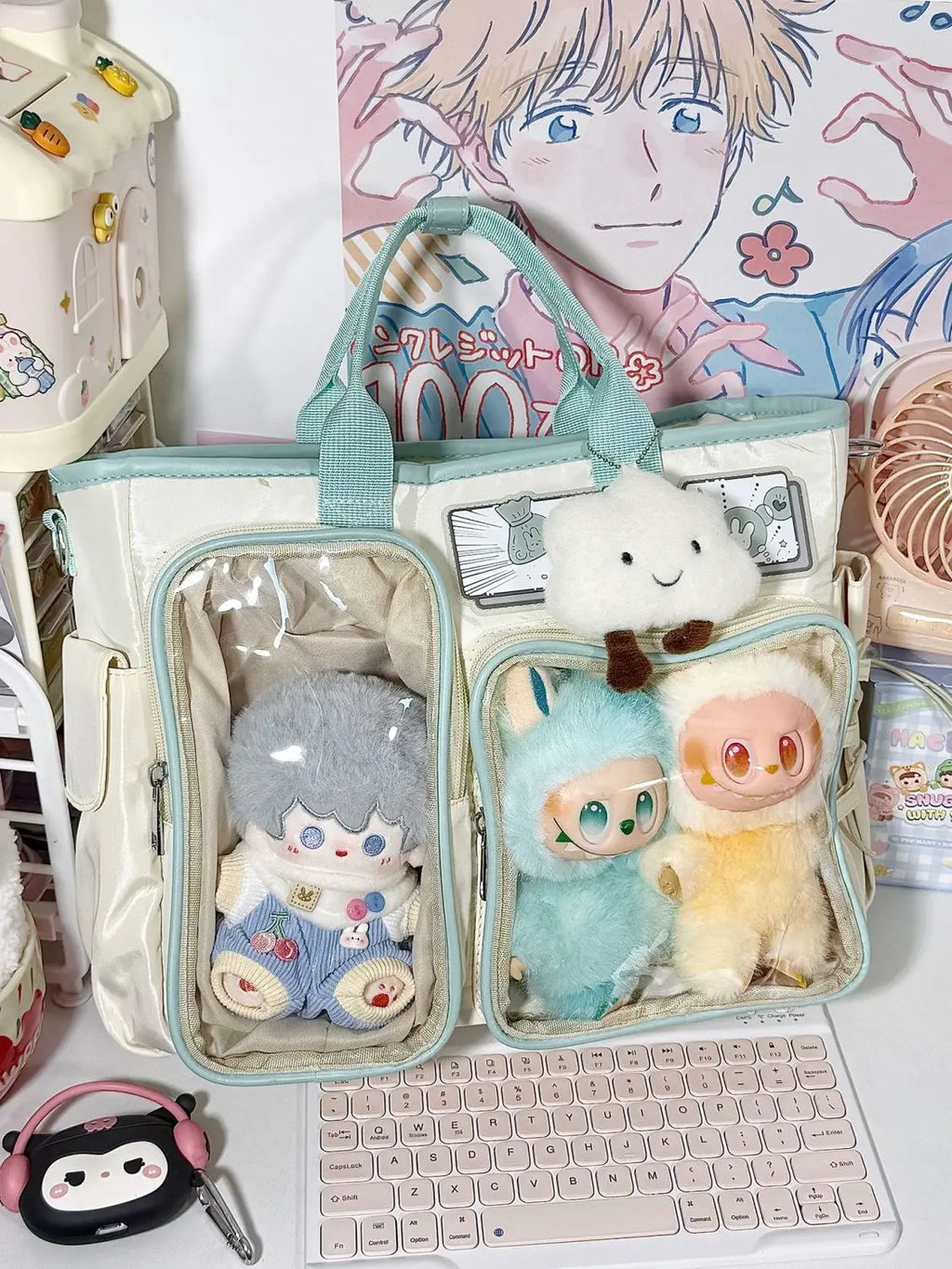 Japanese Cute Girl Ulzzang Ita Bag Daily Commuting School Bag Backpack Fashionable Y2K Shoulder Bag Dolls Bag Bags for Women