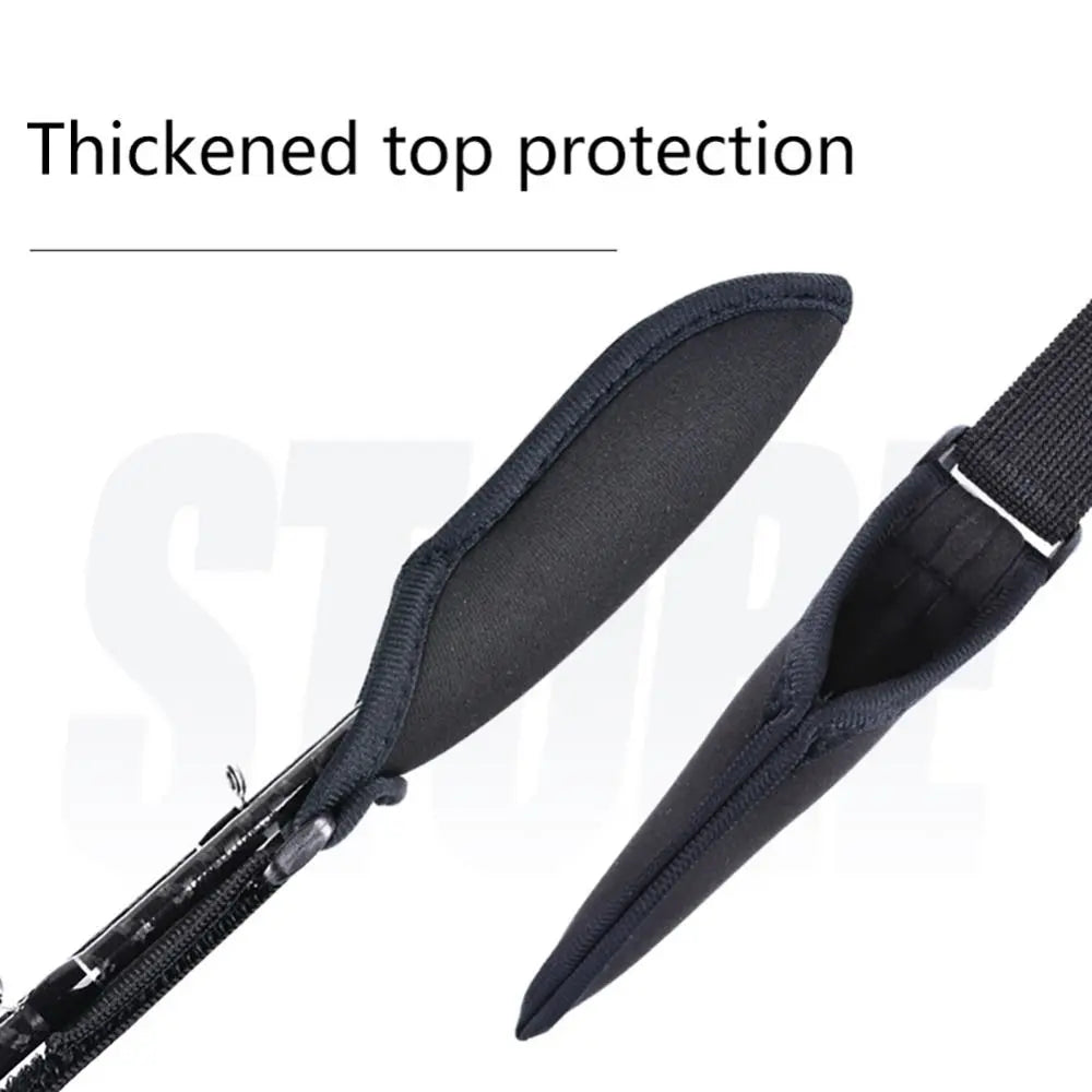 Adjustable Fishing Rod Storage Bag Portable Fishing Rod Shoulder Belt Fishing Rod Belt Protector Reel Fishing Accessories