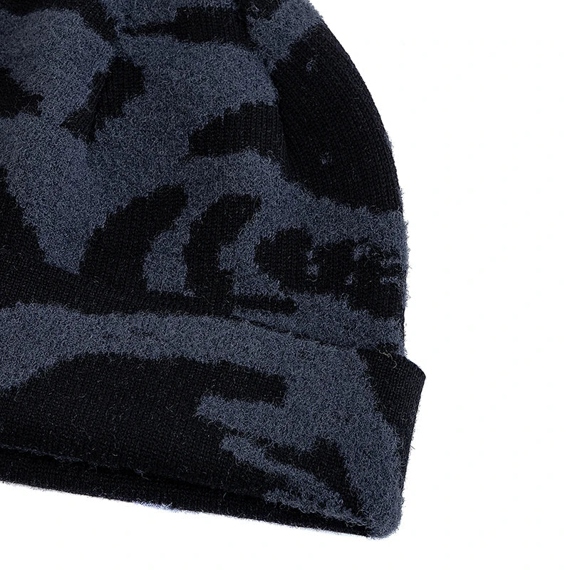 New Unisex Outdoor Skull Cap Fashion Geometric Printing Chic Winter Hats Sailor Style Hats For Men Women Autumn Ski Beanie Cap