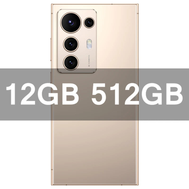 S25 ultra New smartphone 7.3inch HD 8000Mah Screen 16GB+1TB Android14 cellulare CellPhone 5G Mobile Dual Sim Face Unlocked AC24