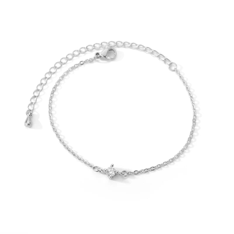 Stainless Steel Beaded Round Snake Chain Bracelets For Women Gold Color Geometric Bracelet Luxury Wedding Party Jewelry Gift