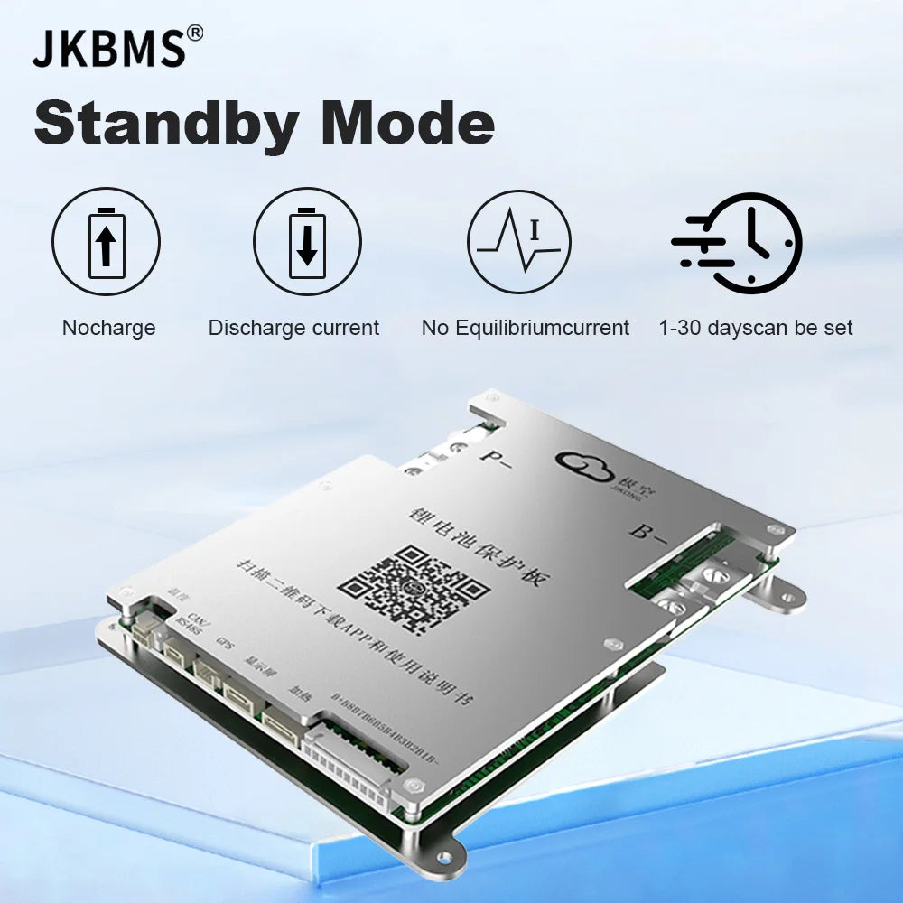 JKBMS JIKONG SMART BMS 4S 5S 6S 7S 8S 12V 24V BATTERY WITH 2A ACTIVE BALANCE HEAT FUNCTION ON SALE