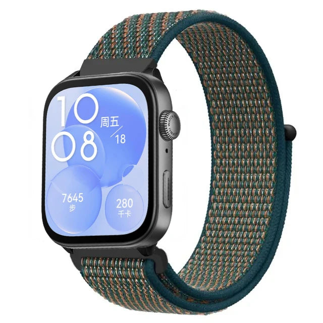 Nylon Loop Strap For Huawei Watch Fit 5/4/3 Sport Breathable Replacement Bracelet Wristband Huawei Watch Fit 4 5 Pro Accessories